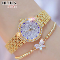 Đồng hồ nữ OLIKA JAPAN Đính Đá Sang Trọng - Tặng Kèm Pin ĐH Dự Phòng thumbnail