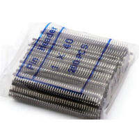 200ชิ้นล็อต40จุดชายเดี่ยวแถวหัวเข็มแถบ PCB ชาย IC เชื่อมต่อหัวเข็ม1*40จุด2.54มิลลิเมตร1X40P 1*40ชายหัวเข็ม