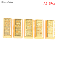 StarryBaby 1:12 dollhouse Miniature Golden Brick มินิทองแดงตุ๊กตาบ้านอุปกรณ์เสริม