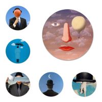 58mm Rene Magritte Kitchen Home Decor Refrigerator Magnetic Stickers bottle Beer Opener