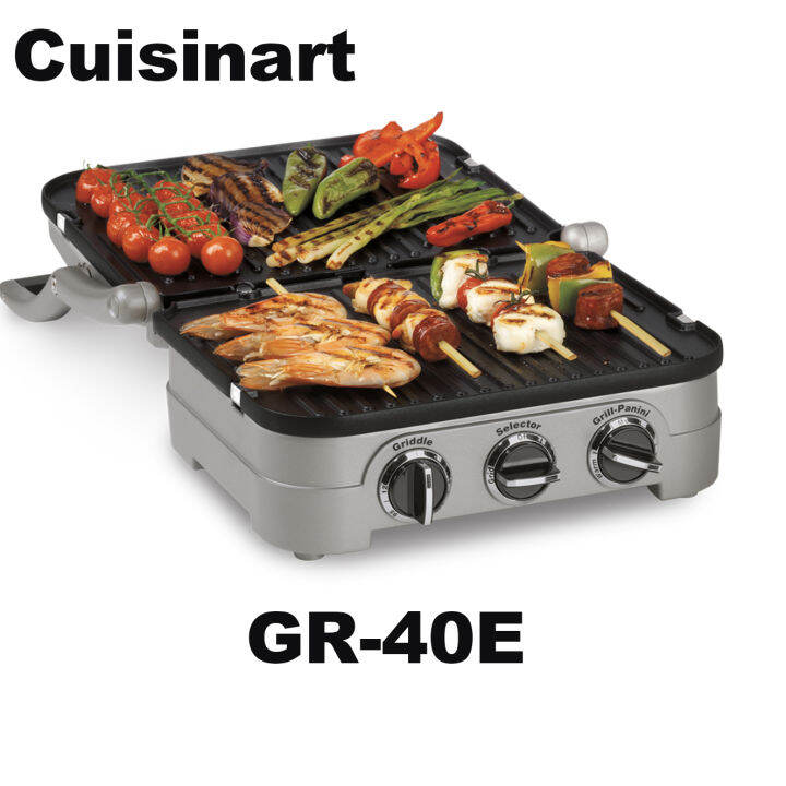 Cuisinart GR40E 1600W 5in1 Electric Contact Grill Junior