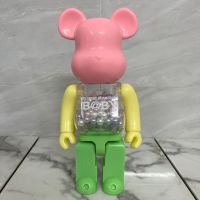 Bearbrick 400 28CM หมีความรุนแรง 积木熊 Chiaki PVC สุทธิสีแดง -- ตุ๊กตา ของตกแต่ง ของขวัญ