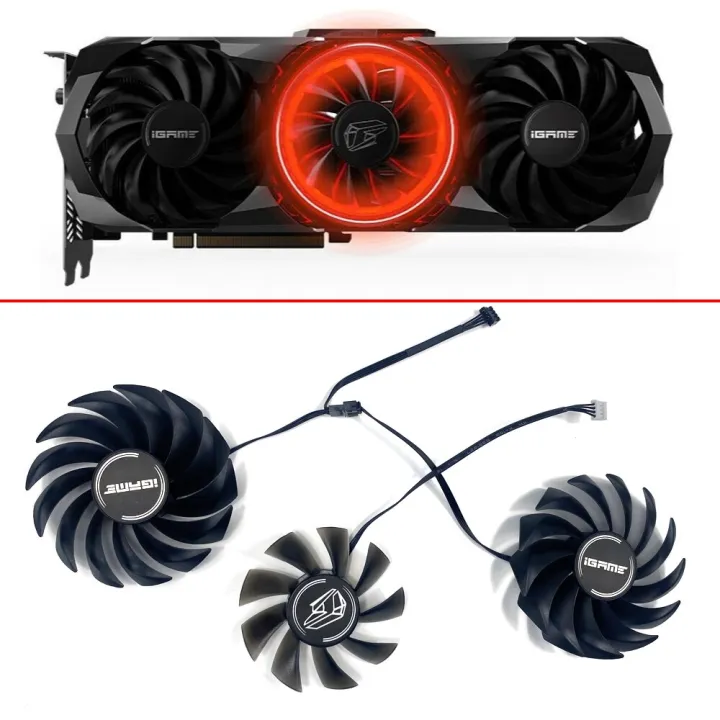 3090 Graphics Card 7Pin 12V GPU Cooling Fan For GeForce RTX