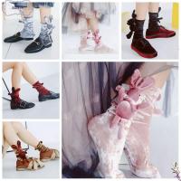 BULITE Cute Women Winter Warm Soft Velvet Elastic Ankle Socks Rabbit Stockings