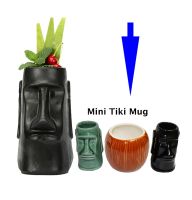 Mini Tiki Mug Shot Glasses Drink ware Set of 3