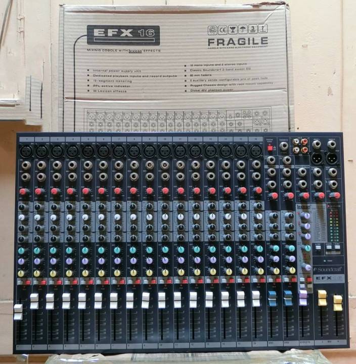 soundcraf-efx16-มิกเซอร์-16-ch-มีเอฟเฟคในตัว-รุ่น-efx16-16-channel-mixer-with-effects-lexicon-รับประกัน-ฟรีค่าส่ง