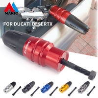 สำหรับ Ducati DesertX Desert X Slider Anti Crash Pad Falling Protection รถจักรยานยนต์ไอเสียอุปกรณ์เสริม Desert -X อลูมิเนียม