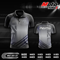 MOTOSHIRT MAZDA MAZ-A01-22 เสื้อคอปกแขนสั้น