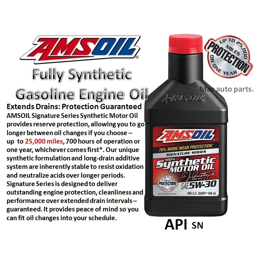 Amsoil Signature Series 5W-30 Synthetic Motor Oil