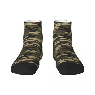 【LZ】▣☄  Camo do exército camuflagem homens tripulação meias unisex legal militar tático primavera verão outono inverno vestido meias