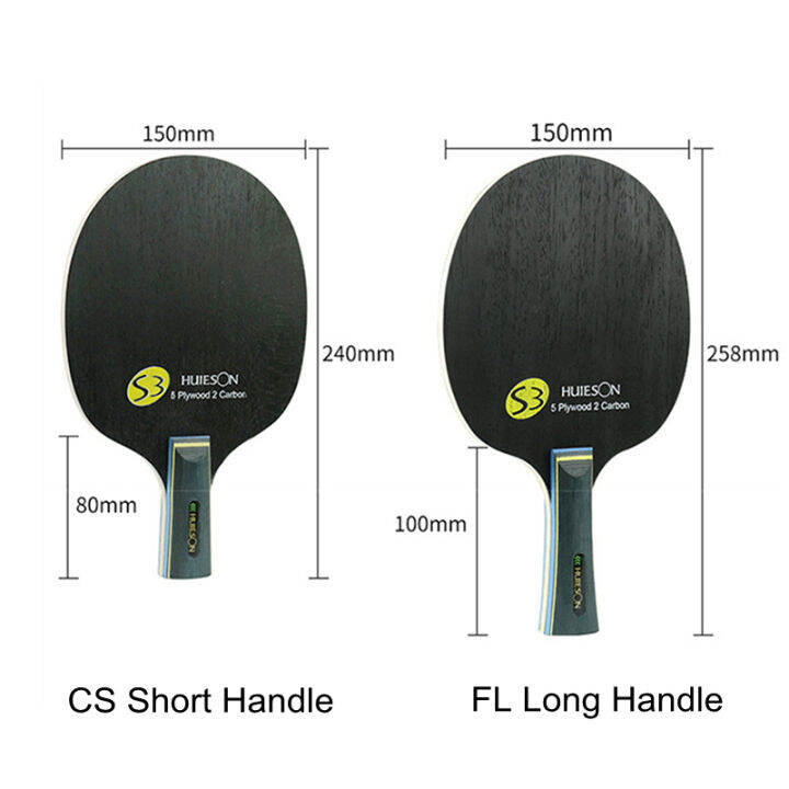 huieson-professional-fine-handle-carbon-table-tennis-racket-blade-7-ply-technology-synthetic-wood-ping-pong-paddle-blade-s3