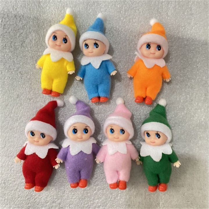 fan-si-childrens-gifts-mini-doll-figures-christmas-gift-doll-toys-movable-simulation-elf-doll-christmas-elf-babies-elf-babies-doll-felt-doll-toy