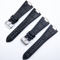 เอี๊ยมสายนาฬิกาหนังแท้สำหรับ Tissot Strap 1853 PRX Series เข็มขัด T137.410 T137.407กำไลข้อมือสายรัดข้อมือสำหรับผู้ชาย