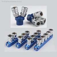 ▬ Pneumatic Fitting C Type Quick Coupling Connector Coupler Air Gas Distributor Manifold Block Splitter For Pump Air Compressor