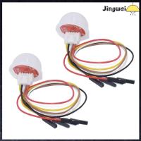 JINGWEI 2pcs BH1750FVI เซ็นเซอร์ไฟส่องสว่าง BH1750 ดิจิตัล ลูกบอลความเข้มของแสง โมดูลเซ็นเซอร์แสง DC 5V โมดูลเซ็นเซอร์ความเข้มของแสง Arduino สำหรับเด็ก