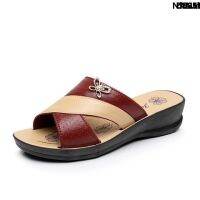 Postal Express Girl Summer Wear;?; Mom Sandals Slippers Elderly (Slippers ̅ Womens Shoes Flat Sole Middle-Aged Mother Outdo