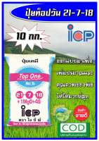 ปุ๋ยท็อป วัน สูตร 21-7-18 บรรจุ 10 กิโลกรัม ช่วยเพิ่มคุณภาพผลผลิตของพืชทุกชนิด