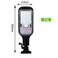 2021100W Powerful Solar LED Lights Outdoor Waterproof Solar Street Lamp with Remote Control for Garden Home Yard Solar Wall Light