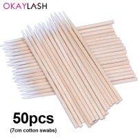 Okaylash 50ชิ้น/ล็อตแบบใช้แล้วทิ้งอายไลเนอร์แปรงแต่งหน้าเครื่องสำอางไมโครอายไลเนอร์