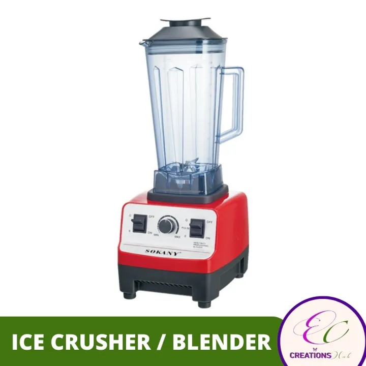 [EC CreationsHub] Electric Ice Cube Block Crusher Manual Ice Crusher