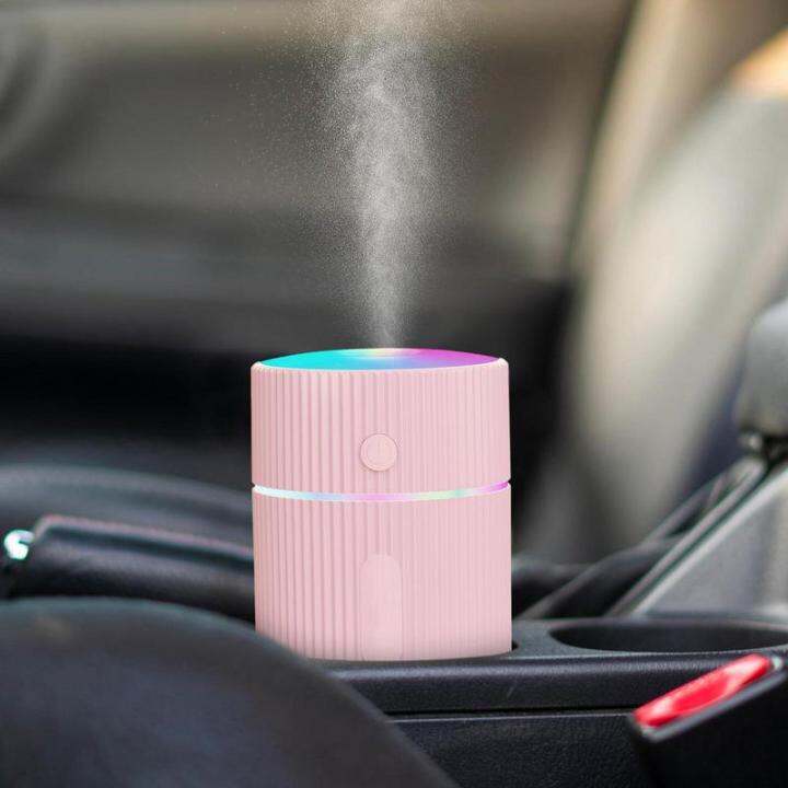 hot-car-mist-diffuser-usb-ชาร์จใหม่ได้รถ-diffuser-humidifier-แบบพกพา-diffuser-สำหรับน้ำมันหอมระเหย220ml-mist-humidifiers