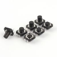 ¤™┋ 10PCS 12x12 Panel PCB Momentary Tactile Tact Mini Switch 12x12x4.3mm 5mm 6/7/8/9/10/11/12 mm 4Pinc Tact Switch