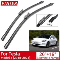 ZZOOI For Tesla Model 3 2018-2021 Car Accessories Front Windscreen Wiper Blade Brushes 2018 2019 2020 2021