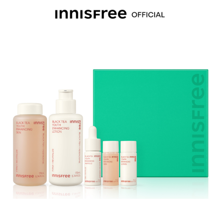 innisfree Black Tea Youth Enhancing Skincare Set Lazada PH