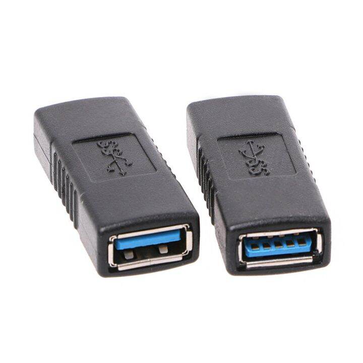 2Pcs Usb 3.0 Type A Female To Female Adapter Coupler Gender Changer