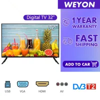 WEYON ทีวี 32 นิ้ว ทีวีดิจิตอล tv จอแบน ราคาถูกๆ FHD Ready LED TV HDMI+AV+USB+VGA TCLG32G Digital Television ทีวีราคาถูกๆ โทรทัศน์ ทีวี 32 โทรทัศน์จอแบน ทีวี