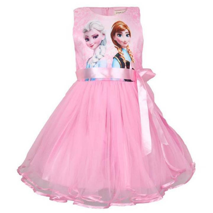 redcloud-kdi-girls-princess-dressการ์ตูนคอกลมคอสเพลย์ปาร์ตี้แขนกุดฤดูร้อน