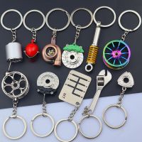 Car Speed Gearbox Keychains For Man Manual Transmission Lever Metal Gear Head Key Car Refitting Creative Keychain 2023 New