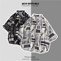 CODLiang Te 2 Color【M-3XL】Printed Long Sleeve Shirts Men Loose Stylish Couples Summer New Style Casual Breathabl