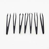 【cw】 7pcs precision tweezer Set Anti Static Plastic Resistant tool Pointed flatelbow head