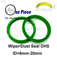 ❦▣۩ 5PCS DHS Wiper seal ID 8-20 mm Dust ring double lip seal hydraulic cylinder parts industry Polyurethane (PU) Rubber scraper ring