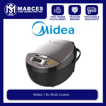 Midea MRC173-B Black Mechanical Rice Cooker 2000 SERIES 