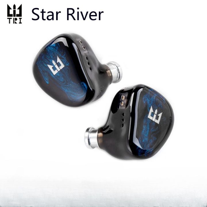 tri-star-river-2dd-หูฟังมอนิเตอร์หูฟังมีสาย2ขาพร้อมสวิตช์ปรับจูนหูฟังไฮไฟกีฬาหูฟังวิ่งหูฟังดีเจดนตรี