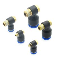 4mm 6mm 8mm 10mm 12mm Tube To 1/8 quot; 1/4 quot; 3/8 quot; 1/2 quot; BSP Male Thread Elbow One Touch Air Pneumatic Pipe Fitting Quick Connector