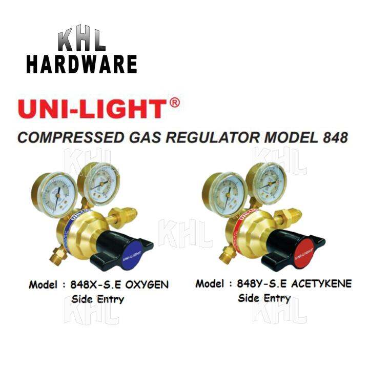 [KHL] UNILIGHT Compressed Gas Regulator Model 848 Side Entry (848X S