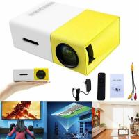 YG300 Mini Projector LED Mini Projector รองรับ1080P รองรับ HDMI USB Audio Portable Home Media Video Player Pprojector