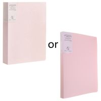【hot】 Transparent Insert File Folder Document Holder Storage 20/40/80/100 Pages Data Book Paper Display  Drop Shipping