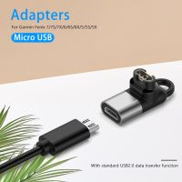 、‘】【【 Type C/Micro/Ios USB Female To 4Pin Charger Adapter For Garmin Fenix 7/6/5 Instinct 2S Venu 2 Plus EPIX Watch Charging Converter