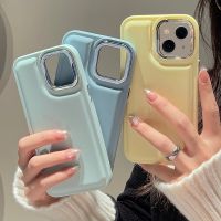 เคสโทรศัพท์มือถือแบบนิ่ม กันกระแทก กันรอยกล้อง สีแคนดี้ เรียบง่าย สําหรับ for iPhone 14 14Plus 13 12 11 Pro Max XR IX