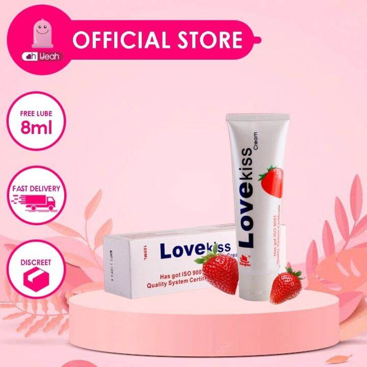 Oh Yeah LoveKiss Silk Touch Edible Lubricant (Strawberry) Lazada PH