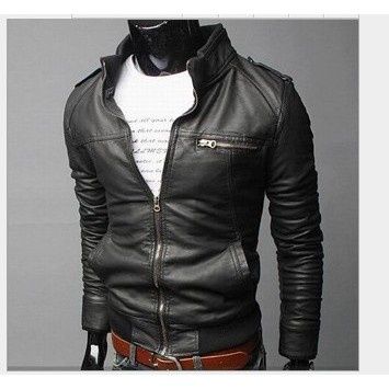 [Shop Malaysia] LOCAL Ready Stock MIRAI Mens Fashion Winter PU Leather Jacket Coat Jaket Kulit Bera Lelaki