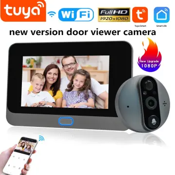 laview wireless peephole camera and doorbell