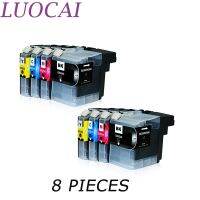 【popular】 Orom Lc539xl Lc535 Lc539 Luocai 8ชิ้น Lc535xl Lc 539ตลับหมึกที่เข้ากันได้สำหรับ Dcp-J105 Dcp-J100เครื่องพิมพ์ Mfc-J200