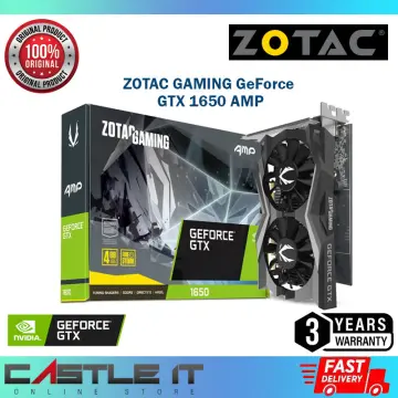 Zotac gaming geforce online gtx 1650 amp 4gb