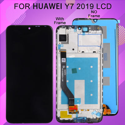 1PCS Tested Y7 Pro 2019 Display For Y7 2019 Lcd Touch Panel Digitizer Assembly 6.26 Inch Y7 Prime 2019 Screen With Frame