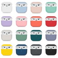 Soft Silicone Case For Air pods 3 Earphone  Bluetooth Wireless Cover For Apple airpod 3 Candy color Ultra-thin Protective Case Headphones Accessories